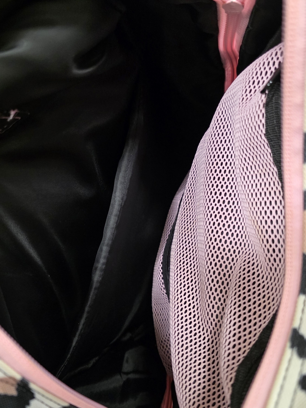WOLFpak Women's Pink Black Leopard Print Backpack - Picture 5 of 5